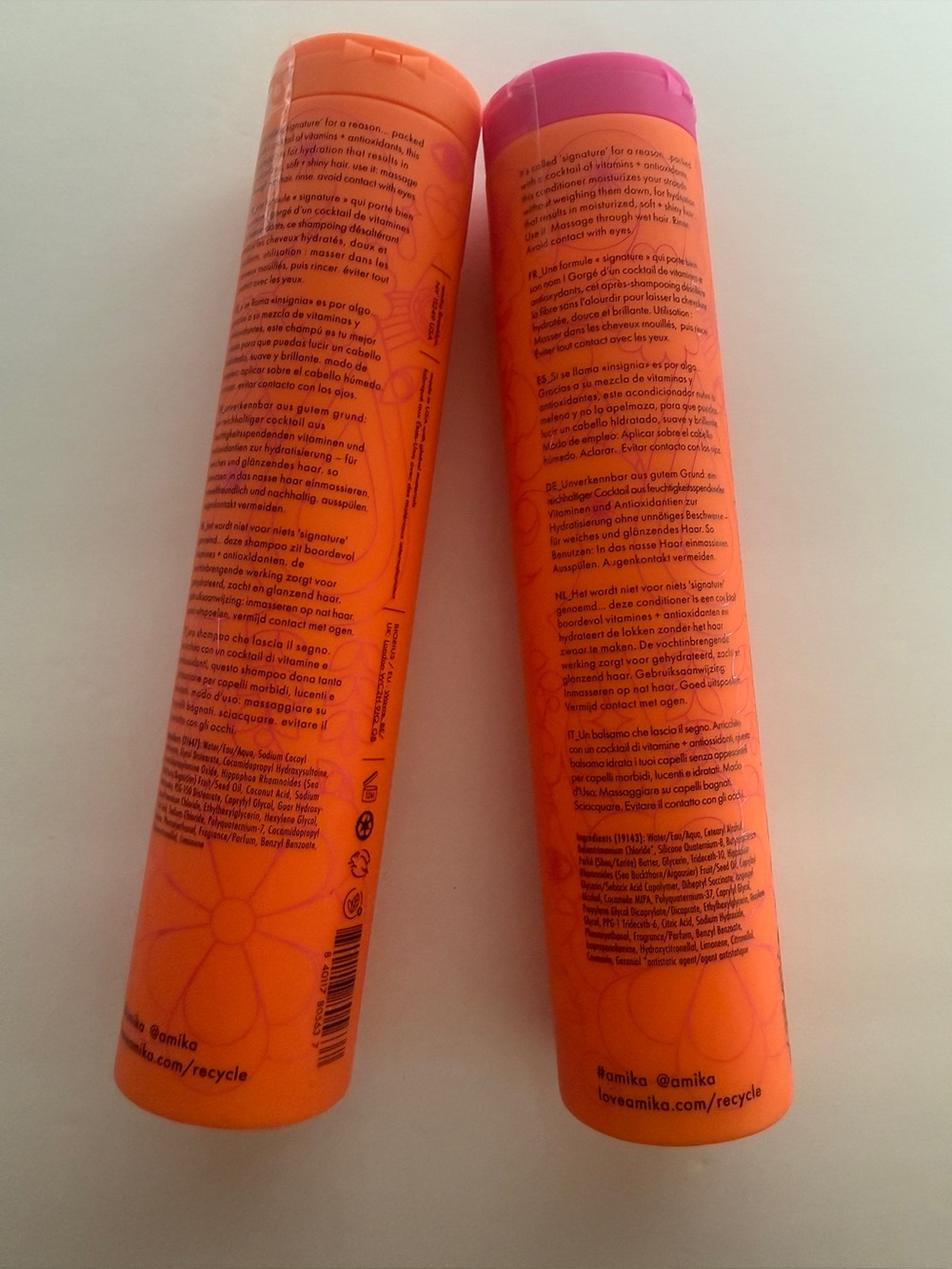 NWT Amika Normcore Signature Shampoo & Conditioner Duo Set 9.2 oz New - Picture 2 of 3